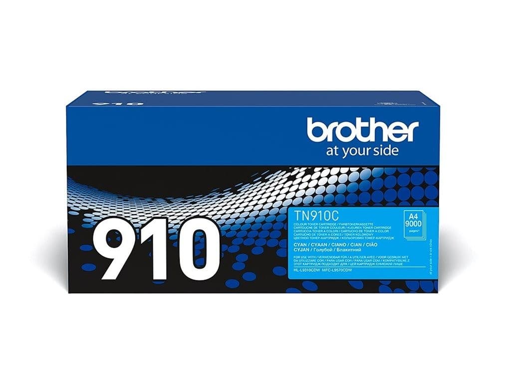 Brother TN910C - Ultra Jumbo - cyan - original - toner cartridge - Image 1