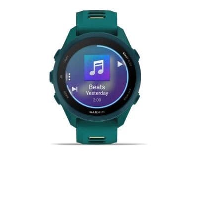 Garmin Forerunner 170 Music 43mm GPS Running Smartwatch - Teal Green/Citron - Image 4