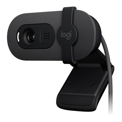 Logitech Brio 105 Full HD 1080p Business Webcam with Auto-Light Balance