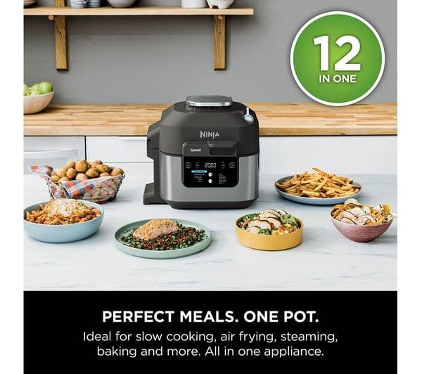 Ninja Speedi 12-in-1 ON500UK Multi-cooker & Air Fryer - Black & Stainless Steel - Image 2