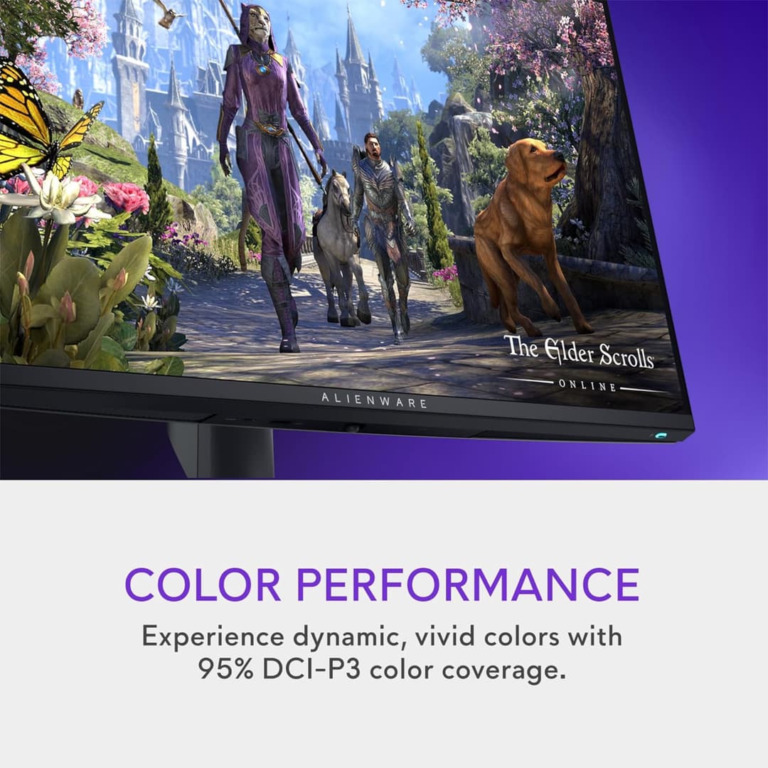 Dell Alienware AW2725QF 27" IPS Dual Refresh UHD 4K 165Hz / FHD 360Hz 0.5ms G-Sync Compatible Gaming Monitor - Image 5