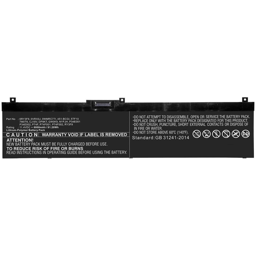 Laptop Battery for Dell - Image 1