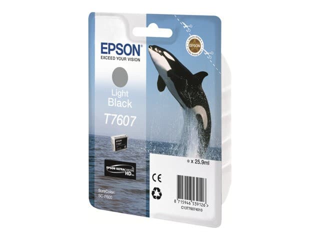 Epson T7607 - light black - original - ink cartridge