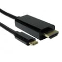 Cables Direct USB C to HDMI 4K @ 60HZ 2 m USB tipo-C HDMI tipo A [Standard] Nero (CDL USB C TO HDMI 4K 60HZ 2MTR) thumbnail 2