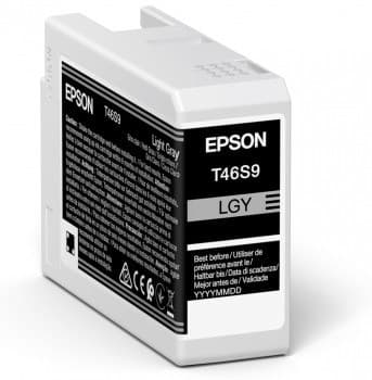 Epson T46S9 UltraChrome Pro10 25ml Ink Cartridge - Light Grey - Image 1