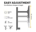 FELLOWES Reflex Dual Arm Tilt & Swivel 27" Monitor Desk Mount thumbnail 4