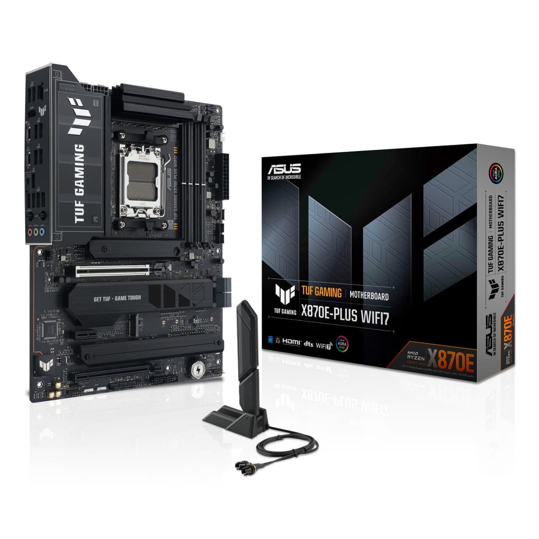 ASUS TUF GAMING X870E-PLUS WIFI7 ATX AMD Socket AM5 Motherboard - Image 1