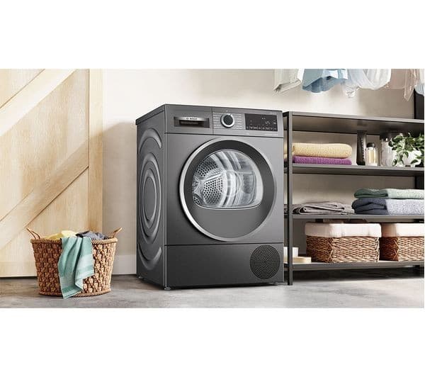 BOSCH Series 6 WQG245R2GB 9 kg Heat Pump Tumble Dryer - Graphite - Image 5