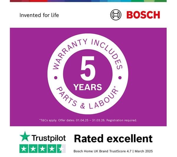 BOSCH Series 6 WQG245R2GB 9 kg Heat Pump Tumble Dryer - Graphite - Image 9