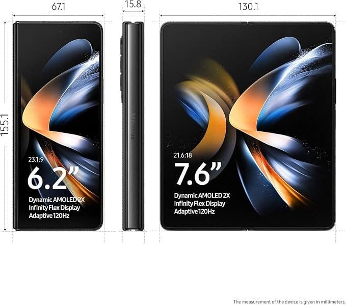 Samsung Galaxy Z Fold4 5G 512GB Phantom Black - Image 2