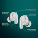 EPOS ADAPT E1 True Wireless Earbuds White - Hybrid ANC, Multi-Point Bluetooth, Microsoft Teams & Made for iPhone Certified, 50H Battery, Wireless Charging, Semi Open, USB C Dongle IPX5 Water Resistant thumbnail 5