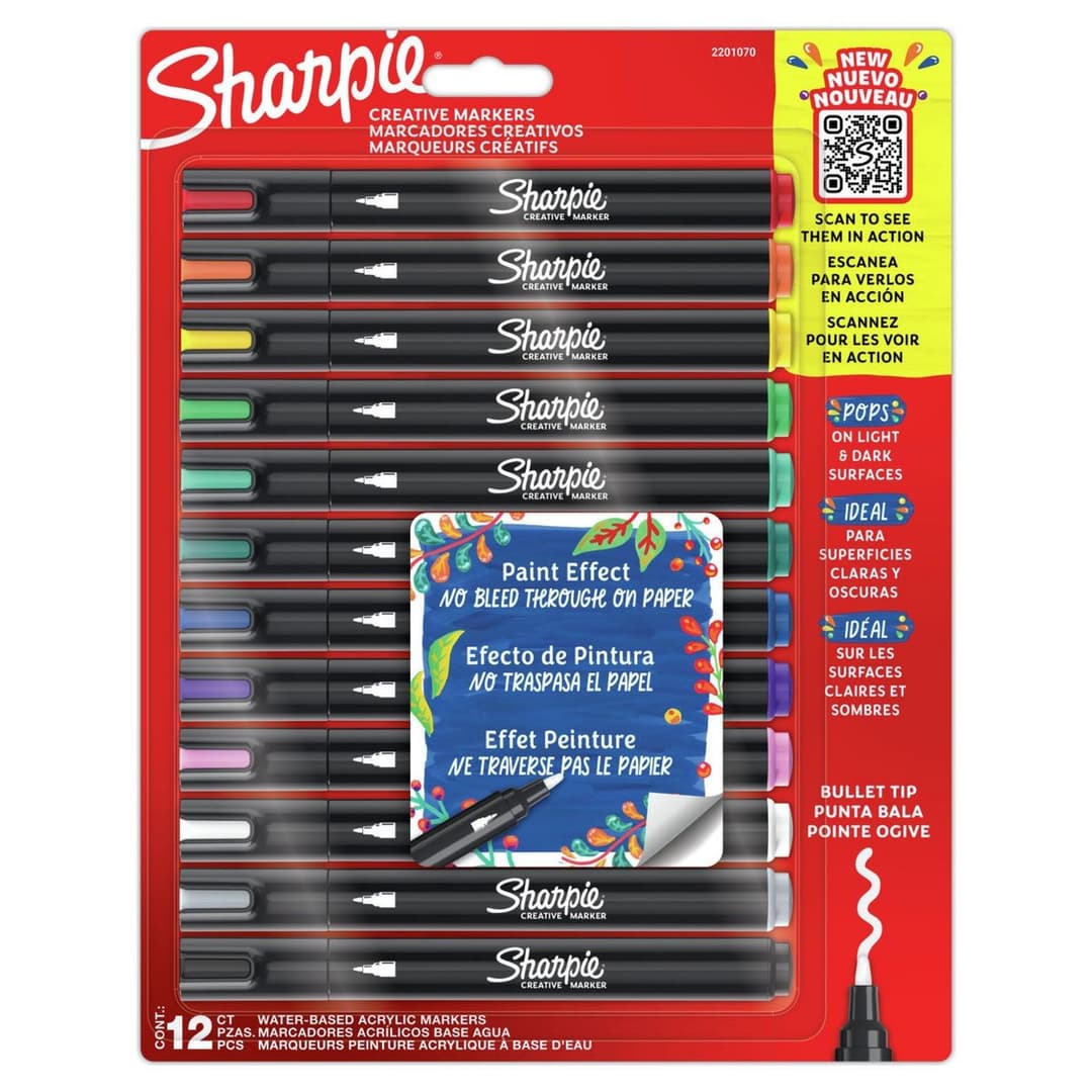 Sharpie Bullet Tip Creative Markers - 12 Pack - Image 1