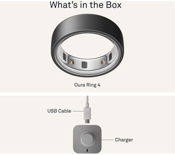 OURA Ring 4 - Stealth Black, Size 12 - Image 10