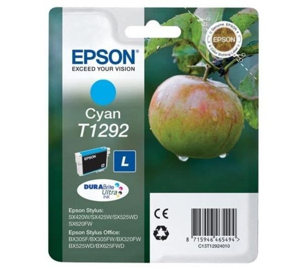 EPSON Apple T1292 Cyan Ink Cartridge - Image 2