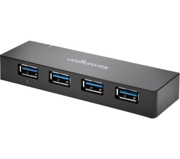 KENSINGTON UH4000C USB Hub Black - Image 1