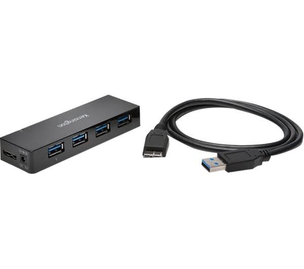 KENSINGTON UH4000C USB Hub Black - Image 2
