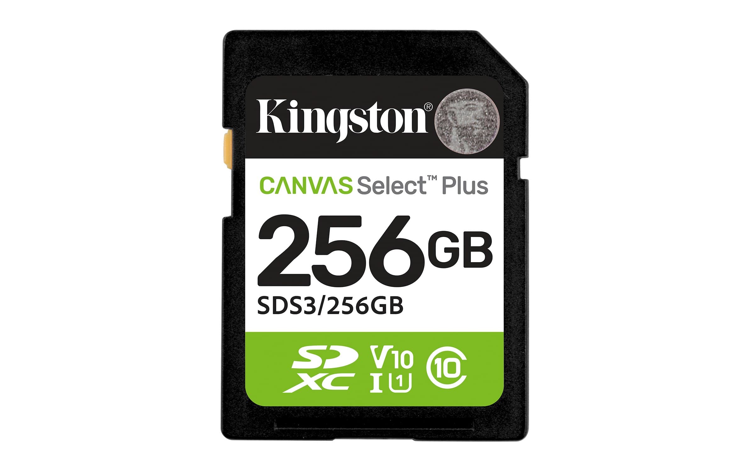 Kingston Canvas Select Plus Gen3 SDXC Class 10 UHS-I Memory Card 256GB (SDS3/256GB)
