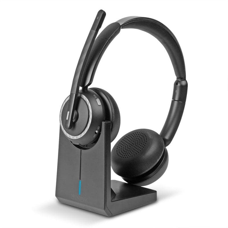 Lindy L118 Wireless Noise Cancelling Headset & Charging Base - Image 1
