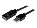 StarTech USB2AAEXT10M 10m USB Extension Cable Black thumbnail 1