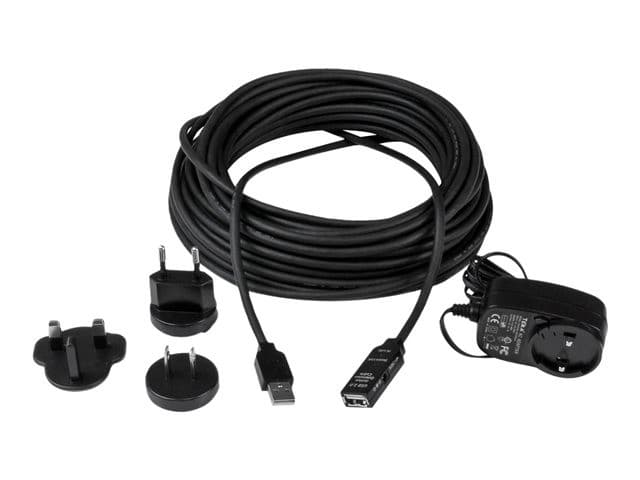 StarTech USB2AAEXT10M 10m USB Extension Cable Black - Image 4