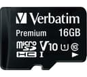 Verbatim Premium 16GB microSDHC U1 Class 10 thumbnail 1
