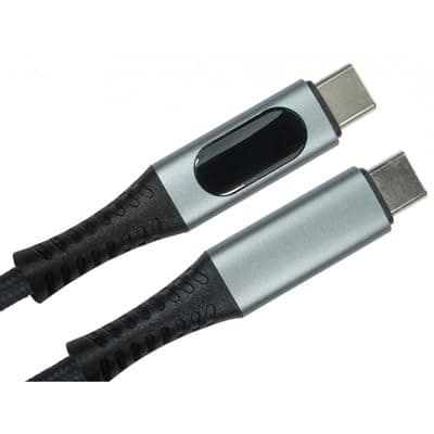 Yourit Cavo USB -C da 1 m, 40 Gbps, 240 W con display, in confezione al dettaglio - Image 1