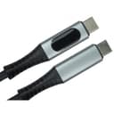 Yourit Cavo USB -C da 1 m, 40 Gbps, 240 W con display, in confezione al dettaglio thumbnail 1