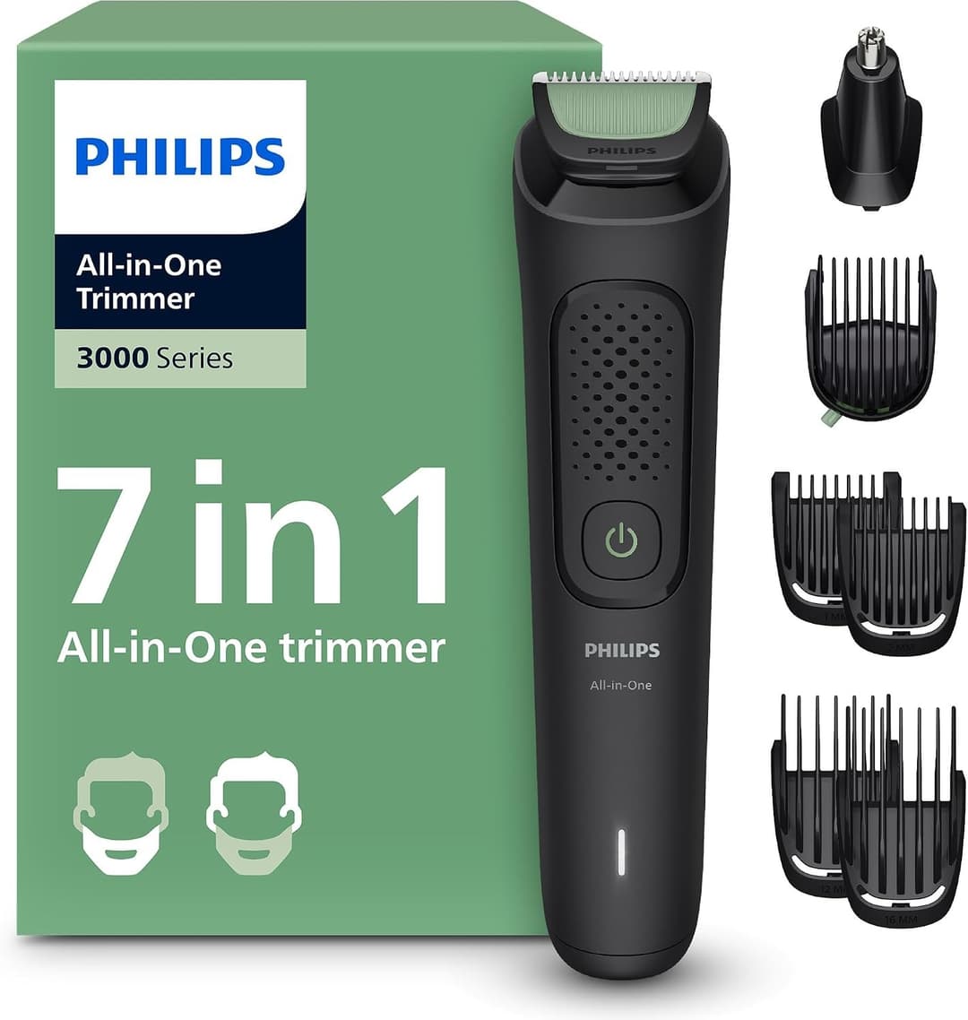 Philips Multigroom 3000 Series 7-Piece Trimmer MG3930/15 - Black - Image 1