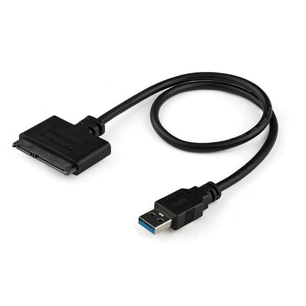StarTech.com SATA to USB Cable, USB 5Gbps to 2.5in SATA I II III Hard Drive Adapter, External Converter for SSD or HDD Data Transfer - Image 1