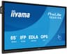 iiyama TE6513A-B2AG Signage Display Interactive flat panel 163.8 cm (64.5") Wi-Fi 500 cd/m² 4K Ultra HD Black Touchscreen Built-in processor Android 24/7