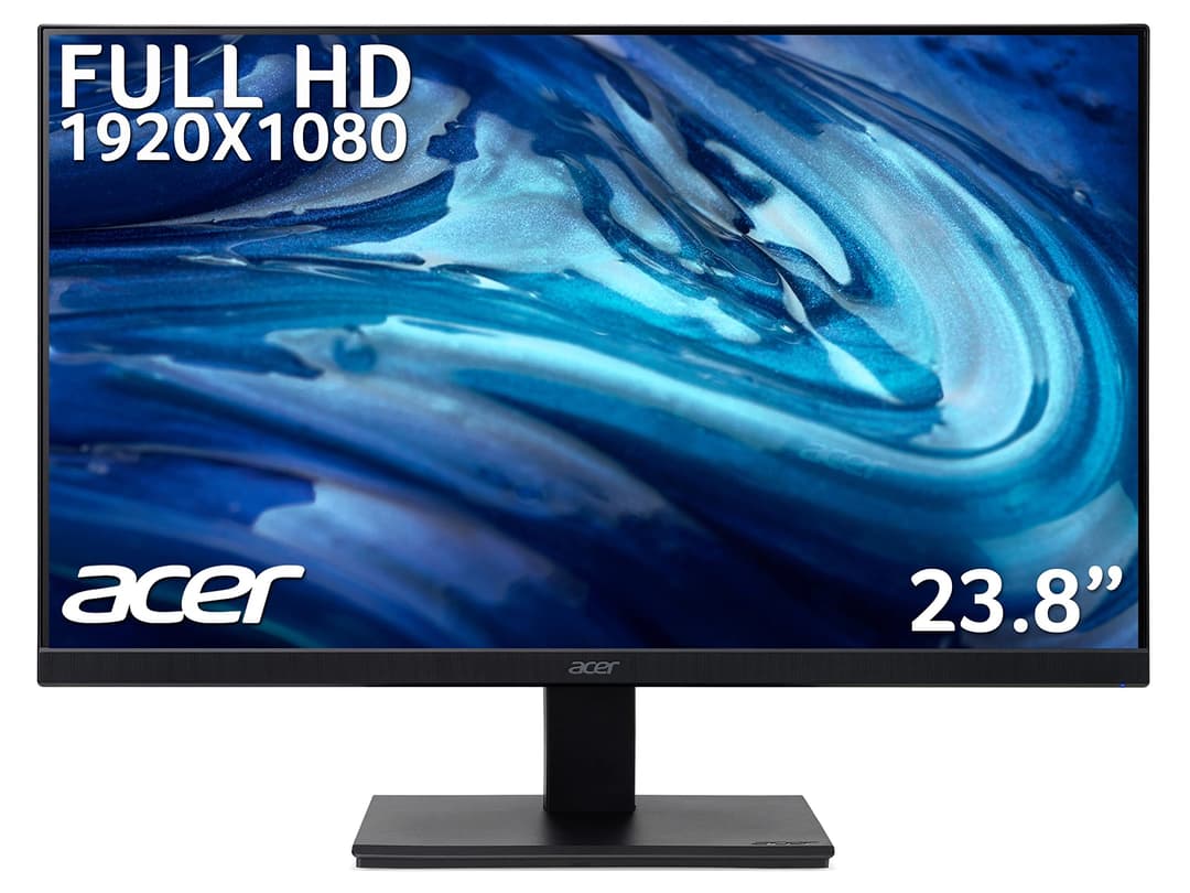 Acer V247Ybip 24 Inch Full HD Commercial Monitor - Black - Image 1