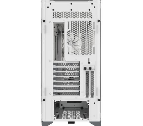 CORSAIR iCUE 5000X RGB ATX Mid-Tower PC Case - White - Image 2