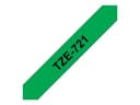 Brother TZe-721 - laminated tape - 1 cassette(s) - Roll (0.9 cm x 8 m) thumbnail 4
