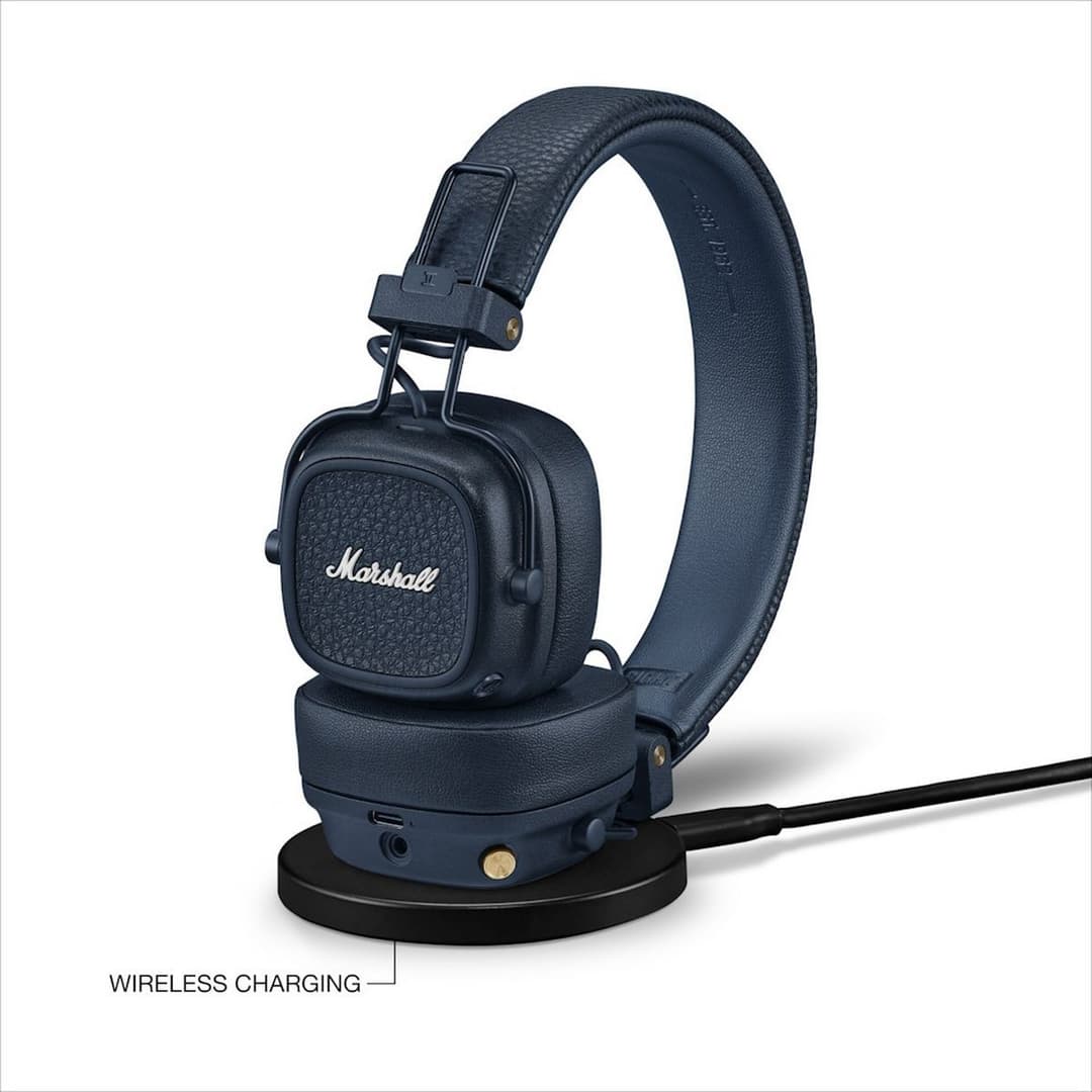 Marshall Major V Wireless On-Ear Headphones - Midnight Blue - Image 3