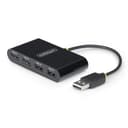 StarTech.com ST4200MINI2-USB-HUB interface hub USB 2.0 480 Mbit/s Black thumbnail 1