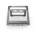 Hama Connect2Office Stand Laptop Stand with 12-Port USB-C Docking Station - Anthracite thumbnail 4