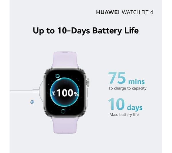 Huawei Watch Fit 4 Smartwatch Silver - Image 6