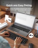 Belkin Wireless Keyboard and Mouse with USB-A Receiver - Keyboard Set with Wireless Mouse, Ergonomic Design for Home, Office, Desk, Compatible with Laptop, PC, Windows - Batteries Included thumbnail 5