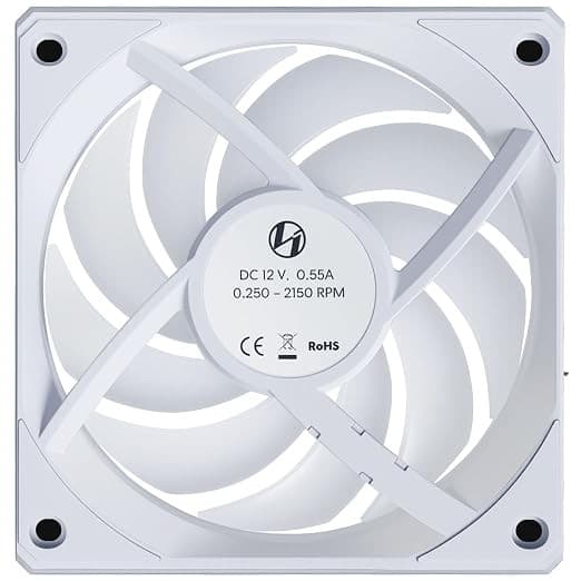 Lian Li UNI FAN CL120 Reverse Blade ARGB PWM Triple Pack - White - Image 5