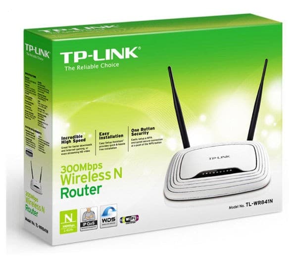 TP-LINK TL-WR841N WiFi Cable & Fibre Router - N300, Single-band - Image 3