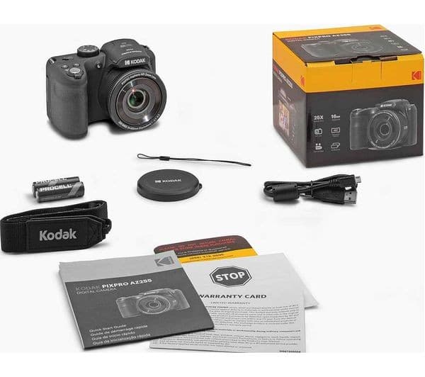 KODAK PIXPRO Astro Zoom AZ255 16MP 25x Optical Zoom Digital Camera - Black - Image 5