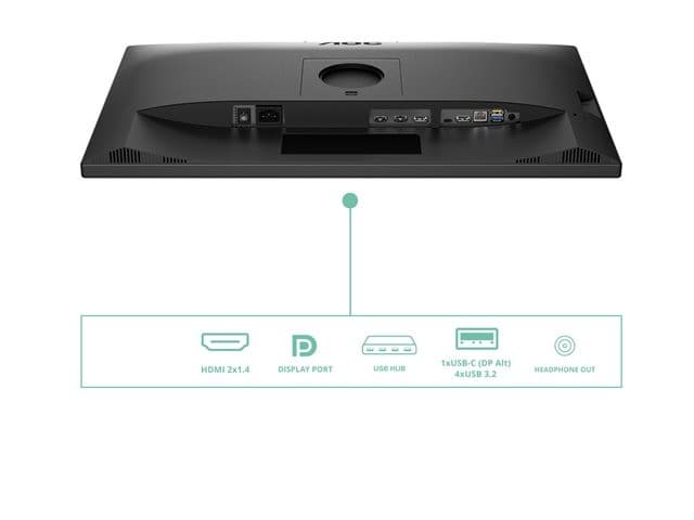 AOC Q27P3CW 27" QHD Monitor Black - Image 10