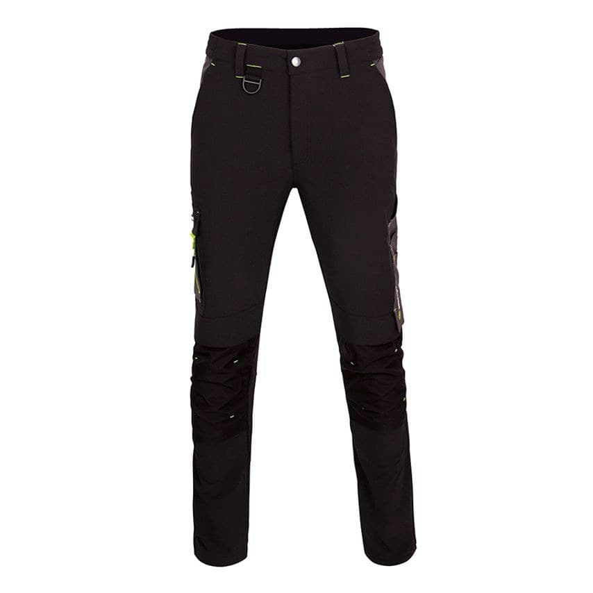 Beeswift FLEX WORKWEAR TROUSER TWO-TONE Black Grey 34T SFTBLGY34T - Image 1