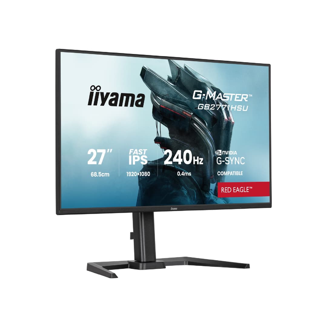 iiyama G-Master GB2771HSU-B1 27" Fast IPS Full HD 240Hz 0.4ms G-Sync Height Adjustable Gaming Monitor - Image 3