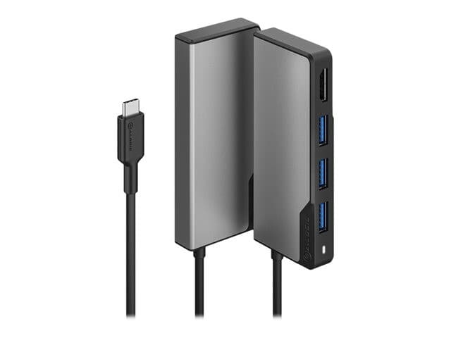 ALOGIC USB-C Fusion CORE 5-in-1 Hub V2 Space Grey - Image 4