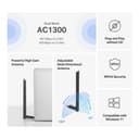 MERCUSYS MA30H TP-Link AC1300Mbps USB WiFi Adapter - Black thumbnail 3