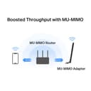 MERCUSYS MA30H TP-Link AC1300Mbps USB WiFi Adapter - Black thumbnail 5