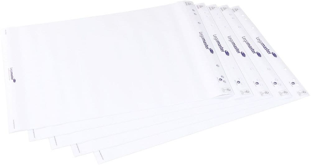 Legamaster flipchart paper pad plain 5pcs - Image 1