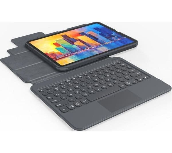ZAGG Pro Keys with Trackpad 10.2" iPad Keyboard Folio Case - Black - Image 2