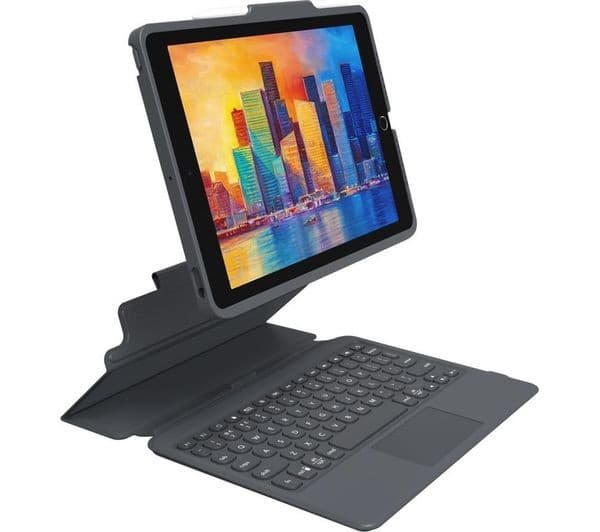 ZAGG Pro Keys with Trackpad 10.2" iPad Keyboard Folio Case - Black - Image 3